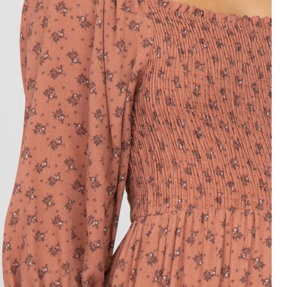 Pinkblush mauve floral dress - Picture 3 of 4